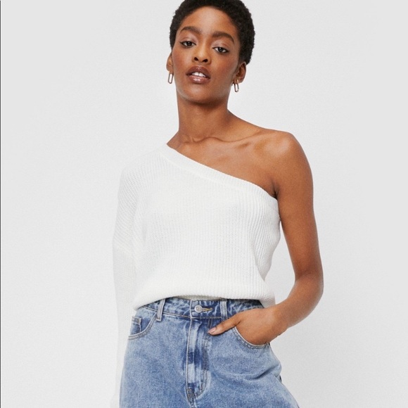 New Nasty Gal off the shoulder sweater - Picture 4 of 4